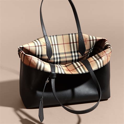 burberry reversable tote|burberry haymarket tote price.